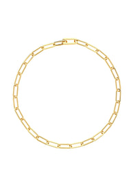 Gold Paperclip Chain Necklace