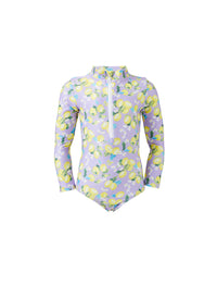 Girls Ella Lavender Lemons Swimsuit