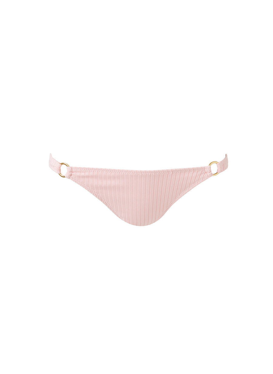 Melissa Odabash Bari Rose Ribbed Hipster Bikini Bottom - 2024 Collection