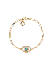 gold chain eye bracelet_cutout