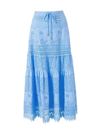Alessia Cornflower Blue Skirt Cutout