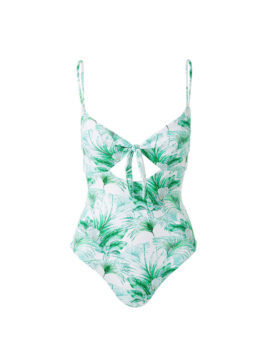 Amalfi Palm Swimsuit Cutout 2023
