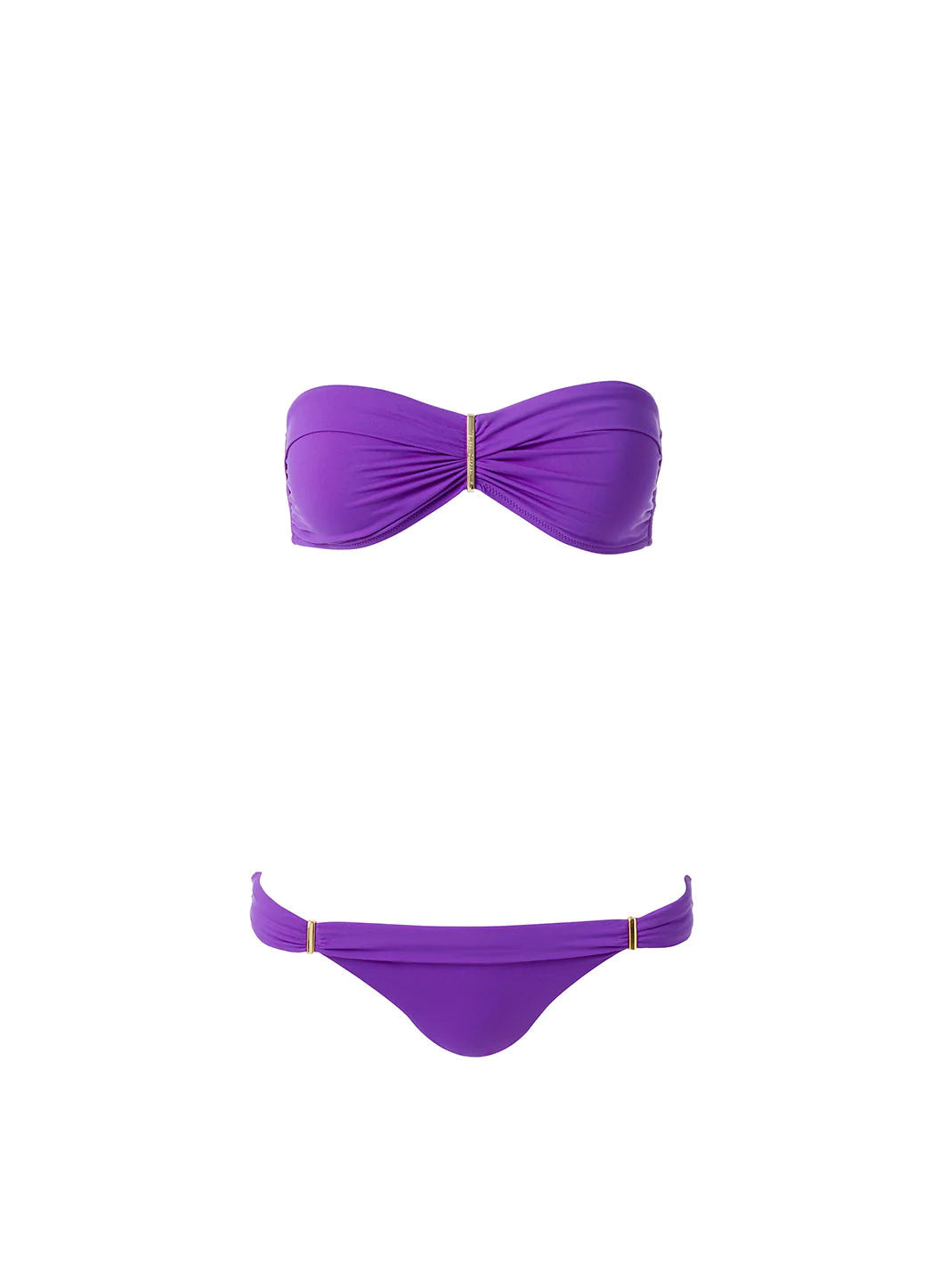 Purple strapless bikini clearance