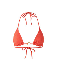Venice Apricot Zigzag Bikini Top Cutout 2023