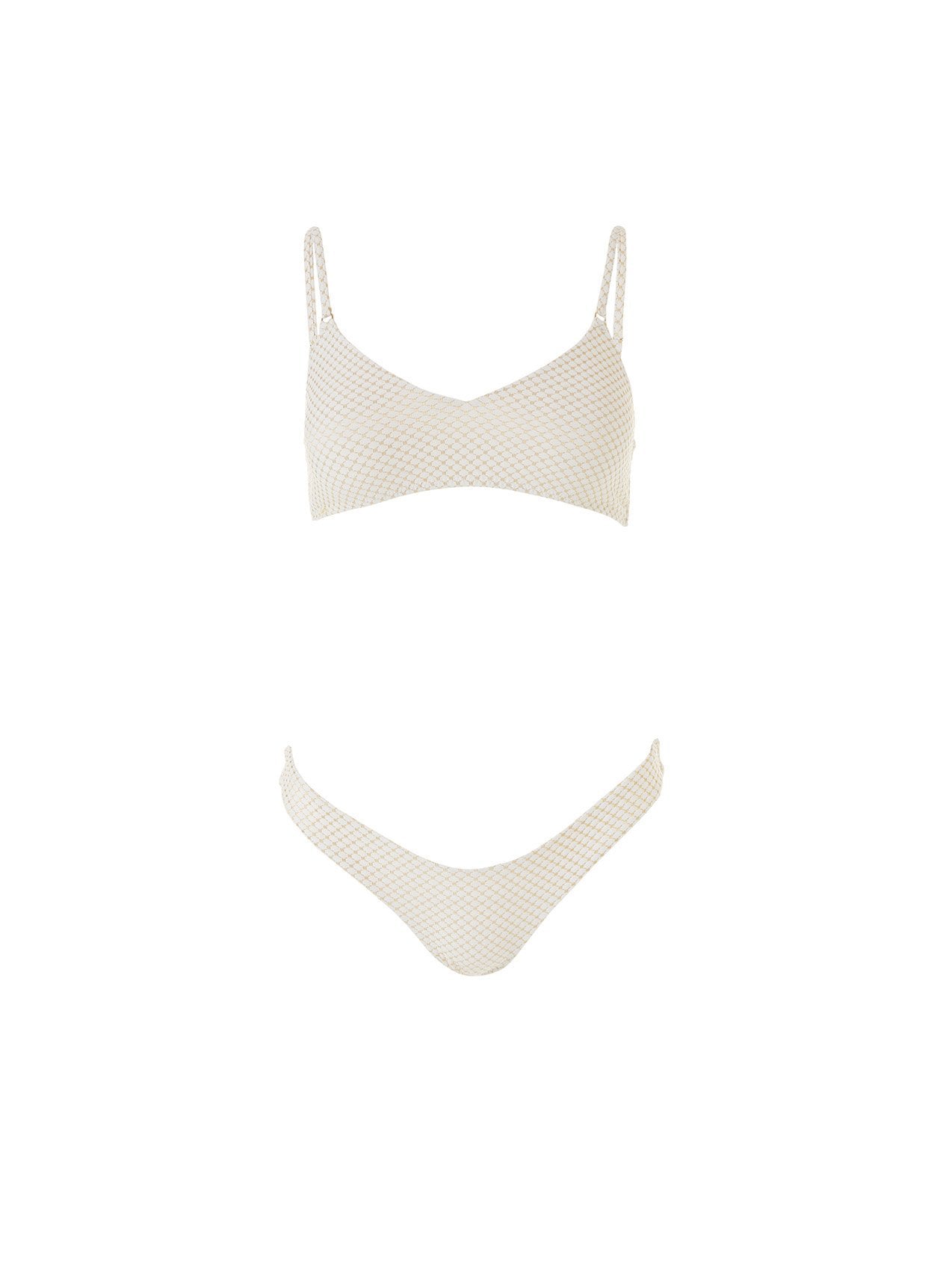 Melissa Odabash Vienna Safari High Leg Bralette Bikini