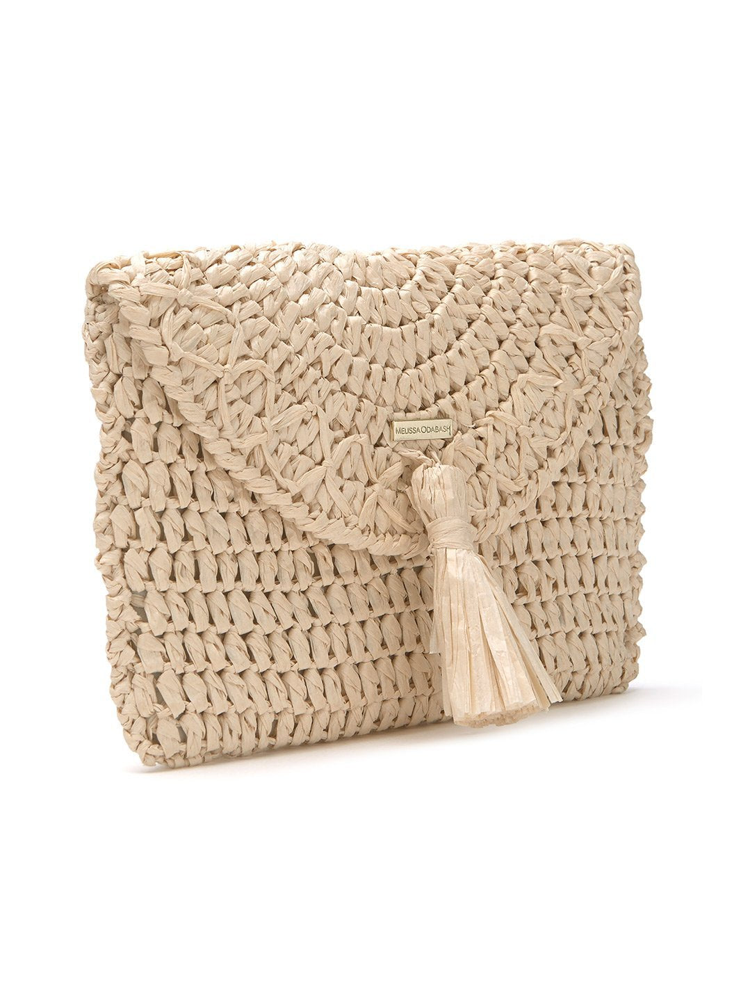 Anacapri Natural Raffia Clutch Official EU Site