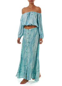 anne paisley offtheshoulder short sleeve top 2019 F