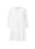 ashley white embroidered 34sleeve short coverup 2019