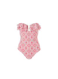 Corfu Amalfi Red Swimsuit