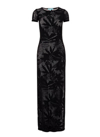 fran black tshirt maxi beach dress 2019