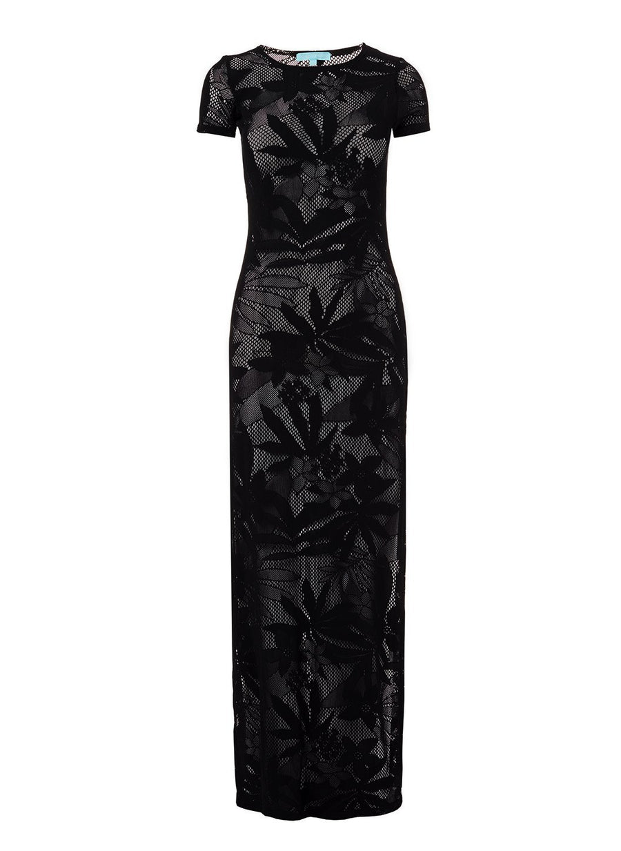 fran black tshirt maxi beach dress 2019