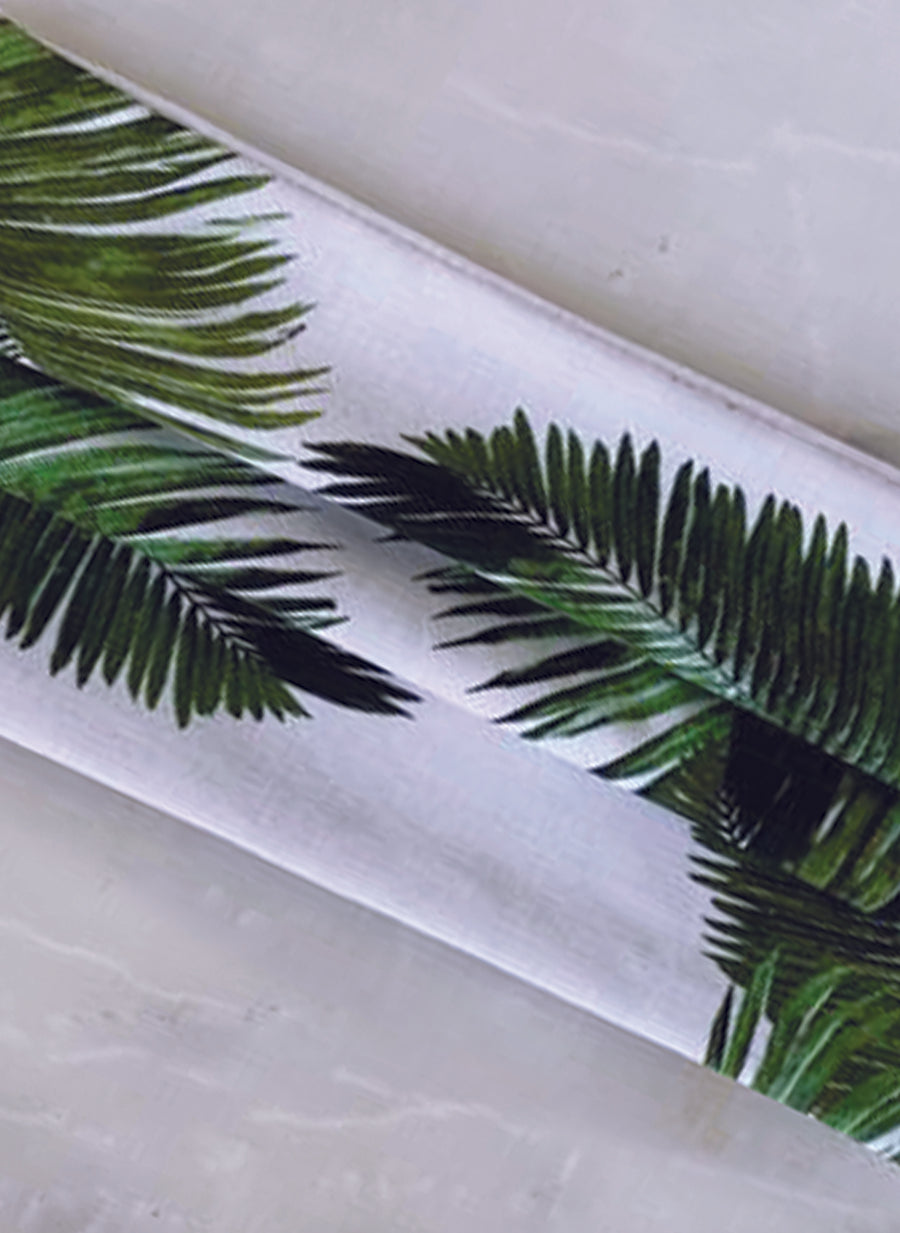 Palm White Face Mask