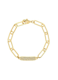Gold_Chain_7_Crystal_Bar_Bracelet