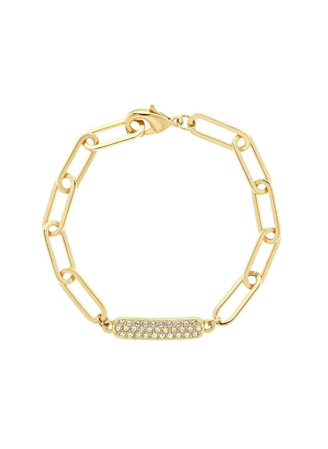 Gold_Chain_7_Crystal_Bar_Bracelet