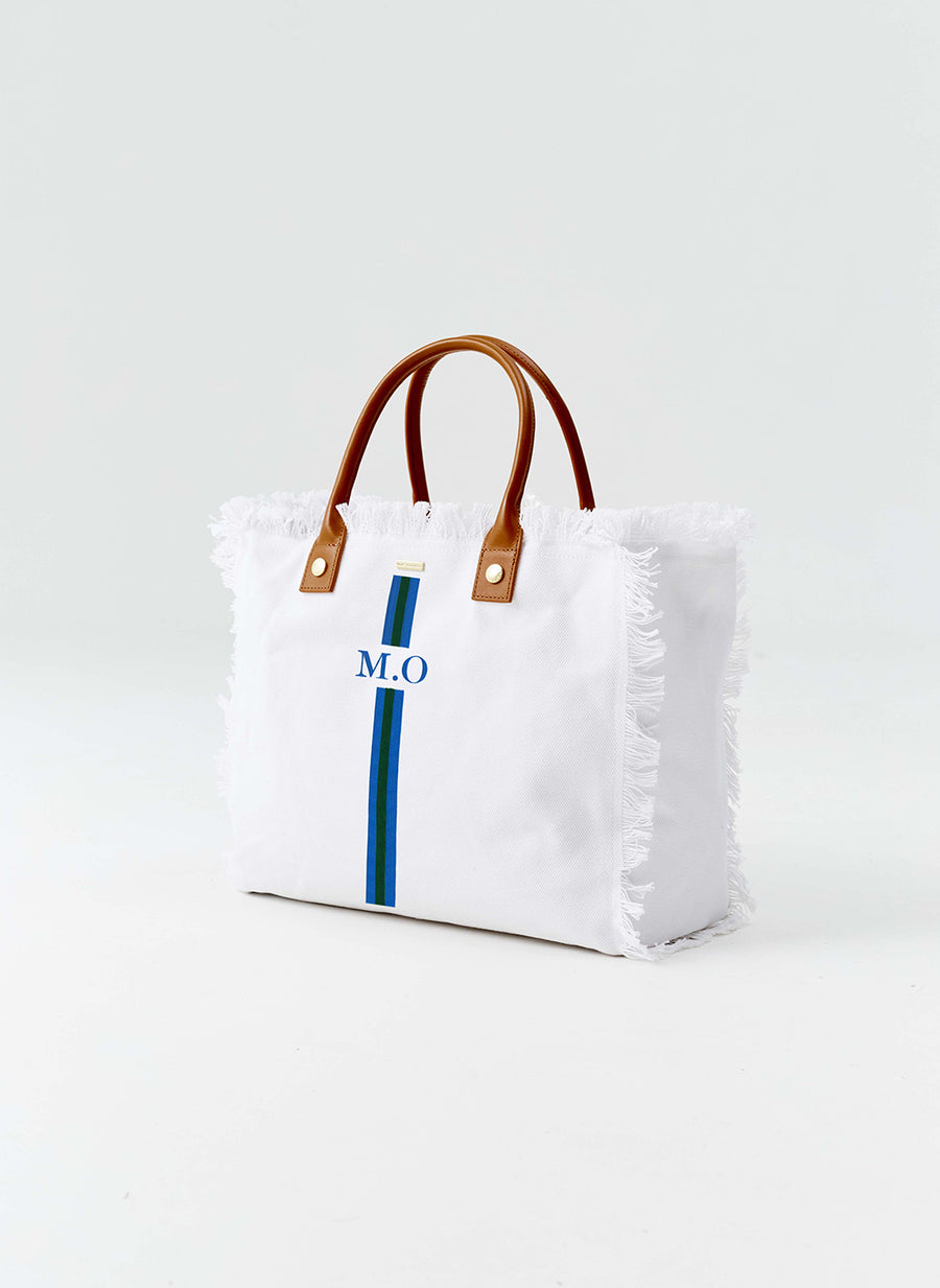 Cap Ferrat White Cobalt/Green