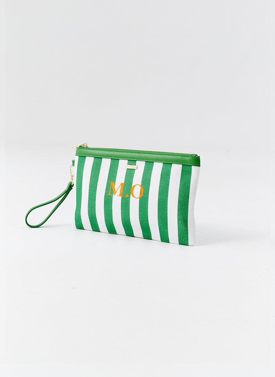 Personalised Capri Green Nautical Bag