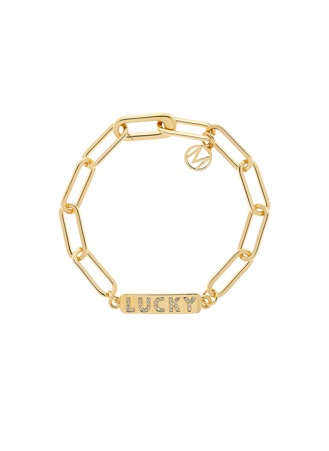 Gold 'Lucky' Crystal Bracelet