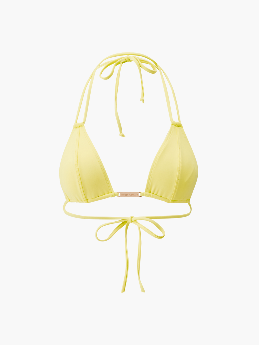 Girona Yellow Bikini Top
