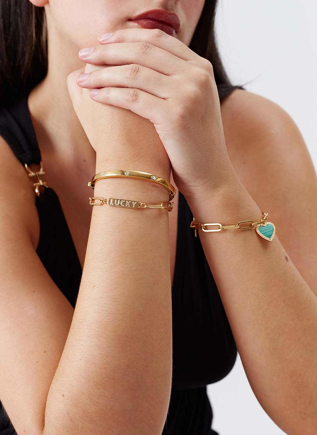 Gold Lucky Crystal Bracelet | Official EU Site