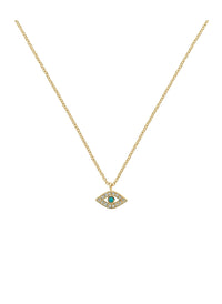 Gold Eye Pendant