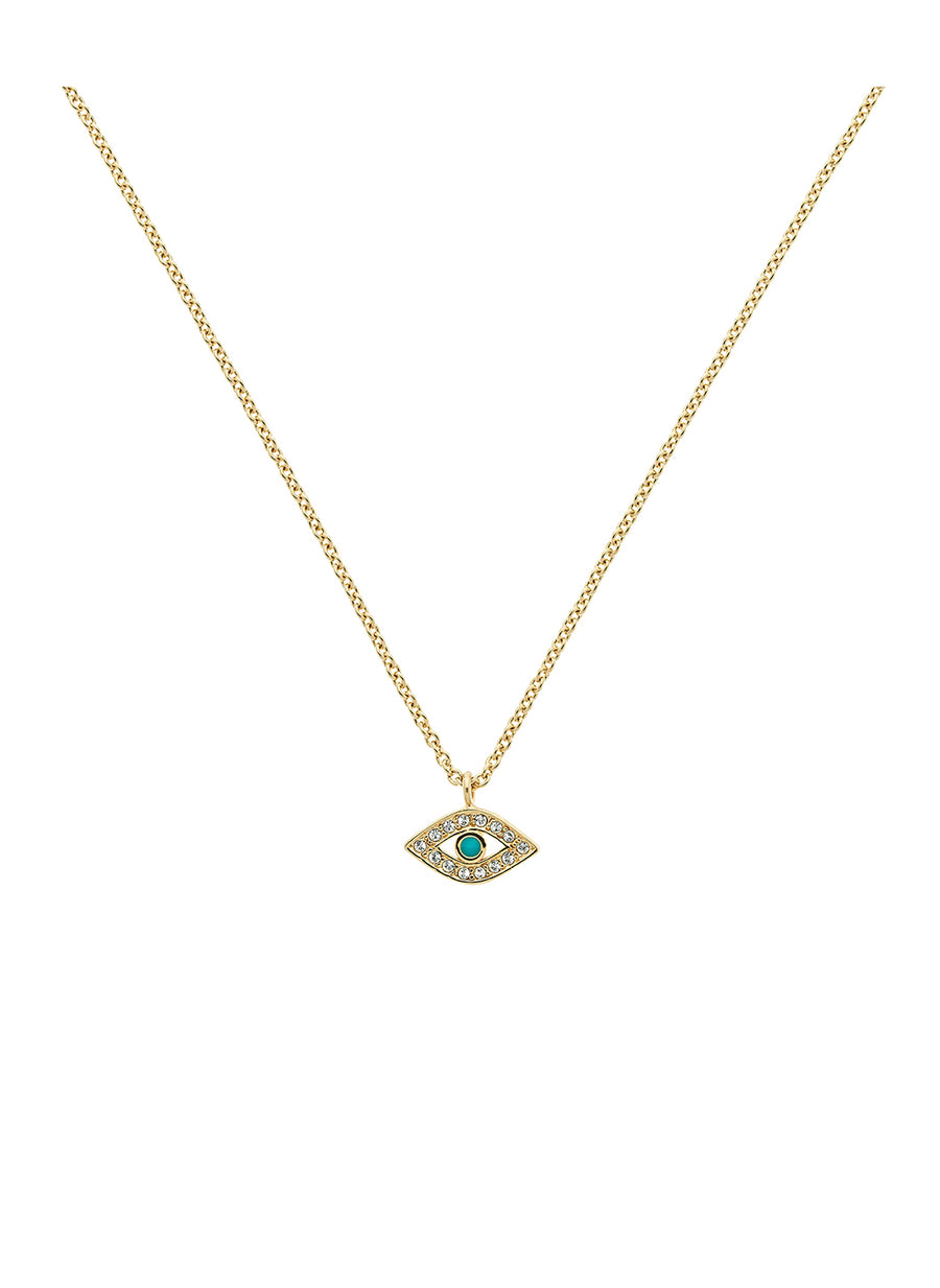 Gold Eye Pendant