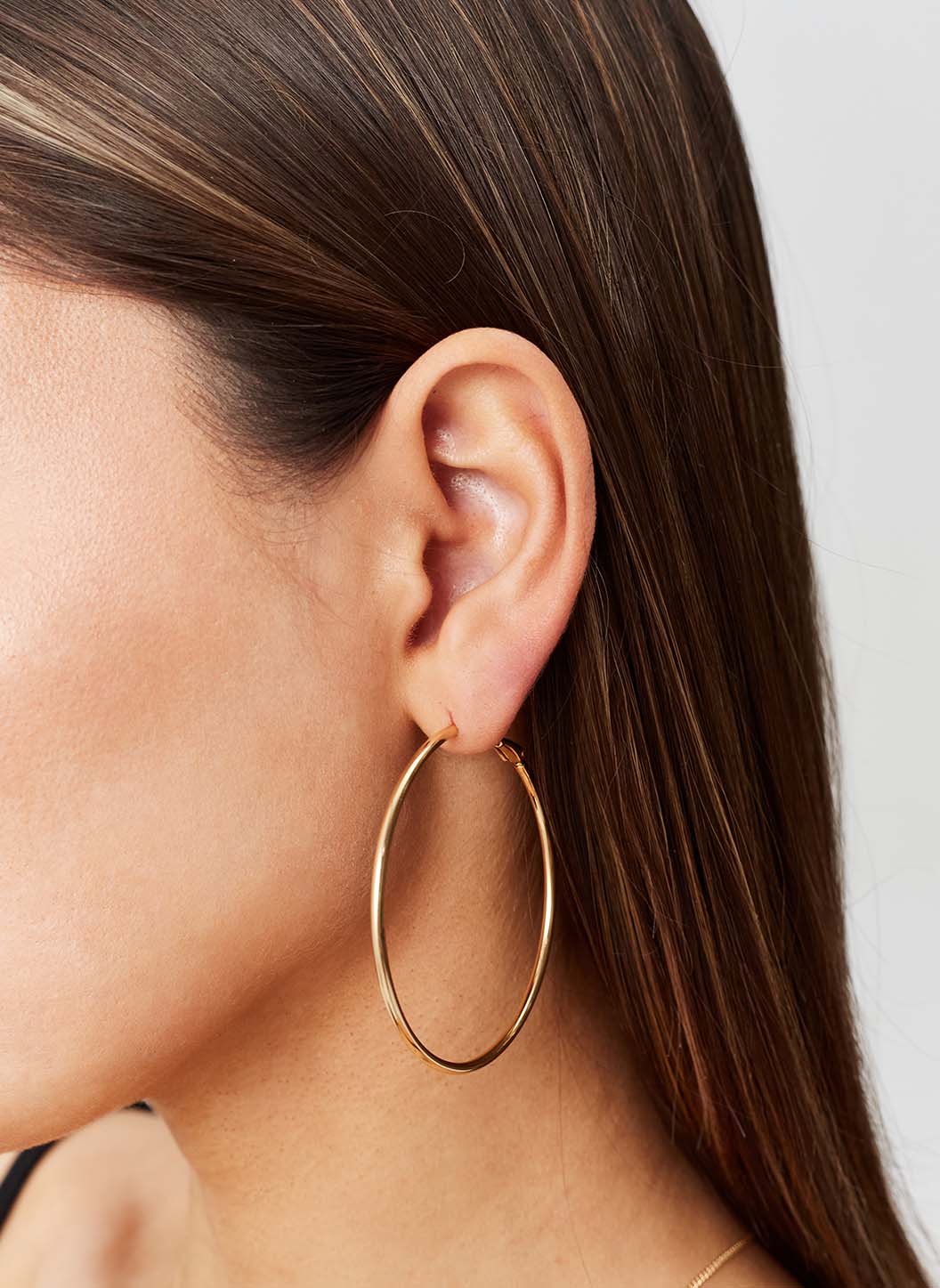 Large Hoop Earring, Bohemian Jewelry, Unique Hoop Earring, Gold Hoop Earrings, Textured popular Hoop Earring, Unique Gold Earrings, Modern Earrings