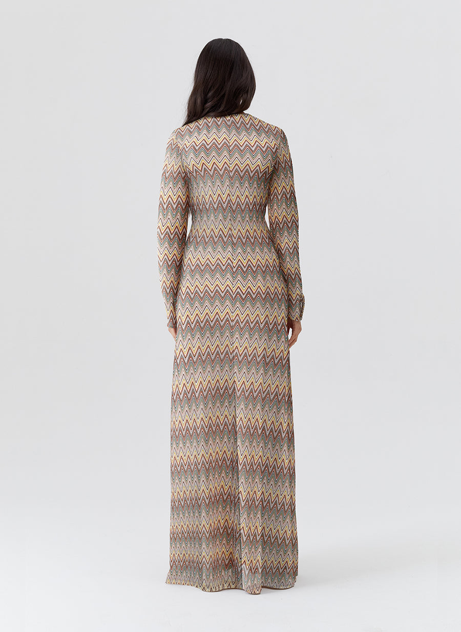 Lily Zigzag Dress_model (2)