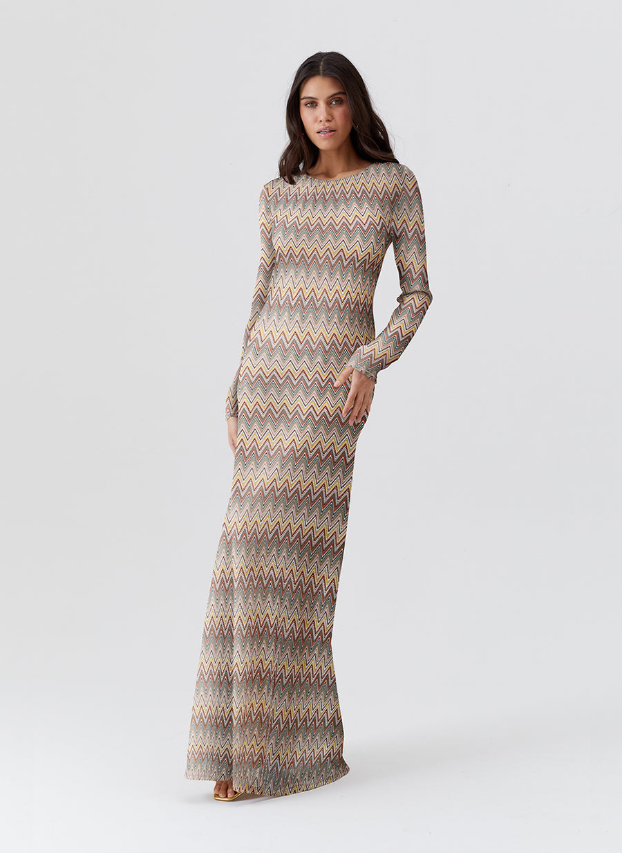 Lily Zigzag Dress_model (1)