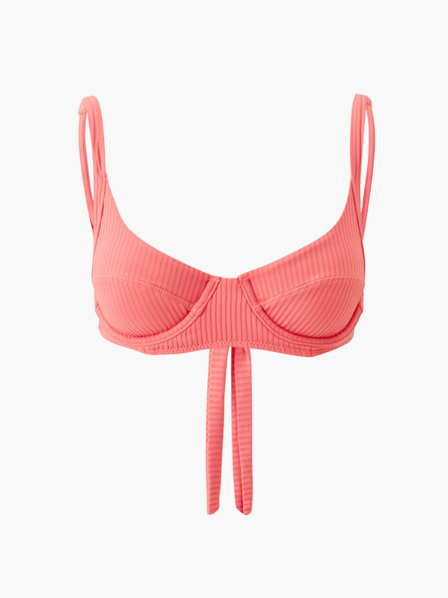 Noto Apricot Bikini Top