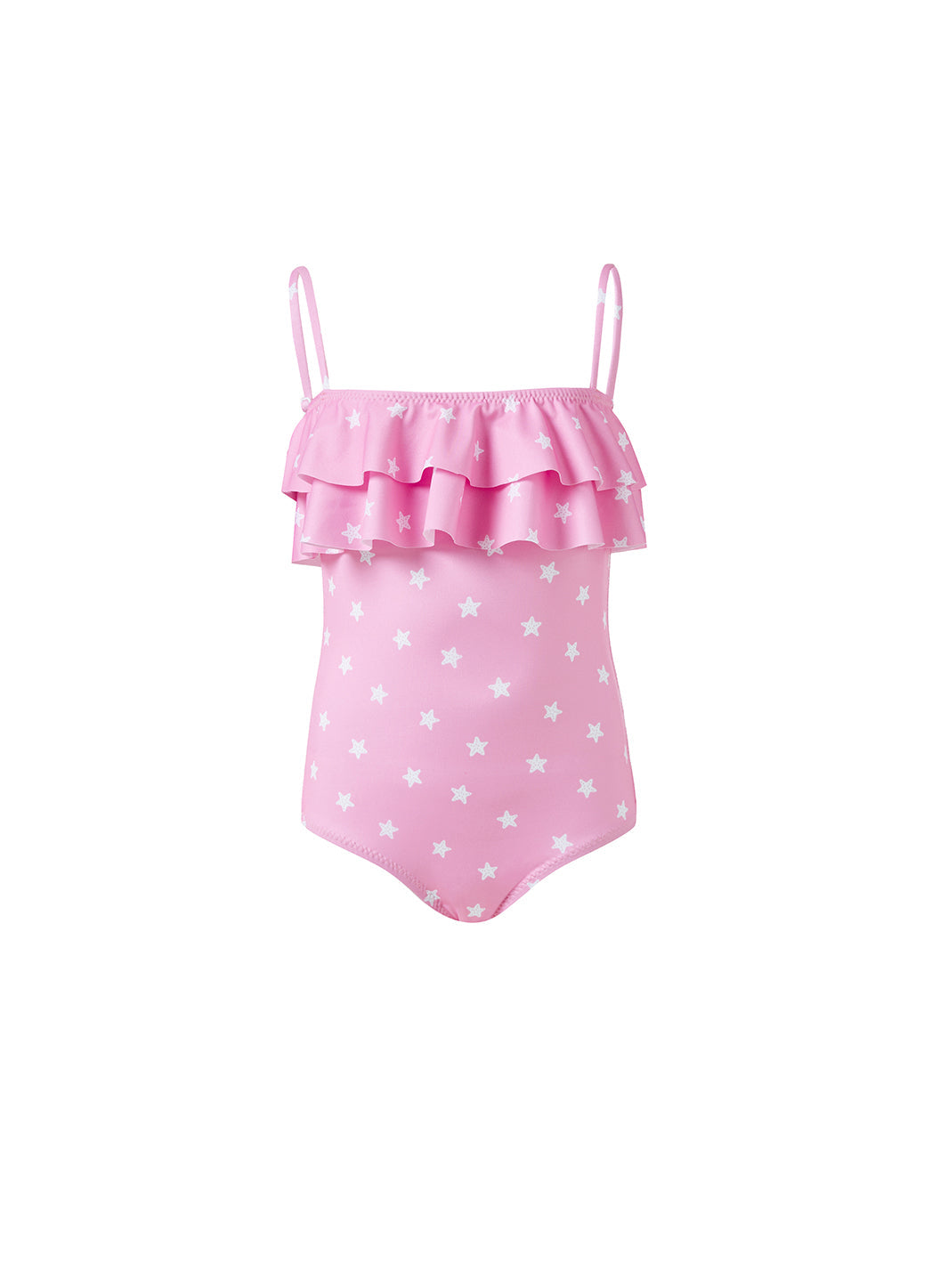 Girls Ivy Pink/White Starfish Swimsuit
