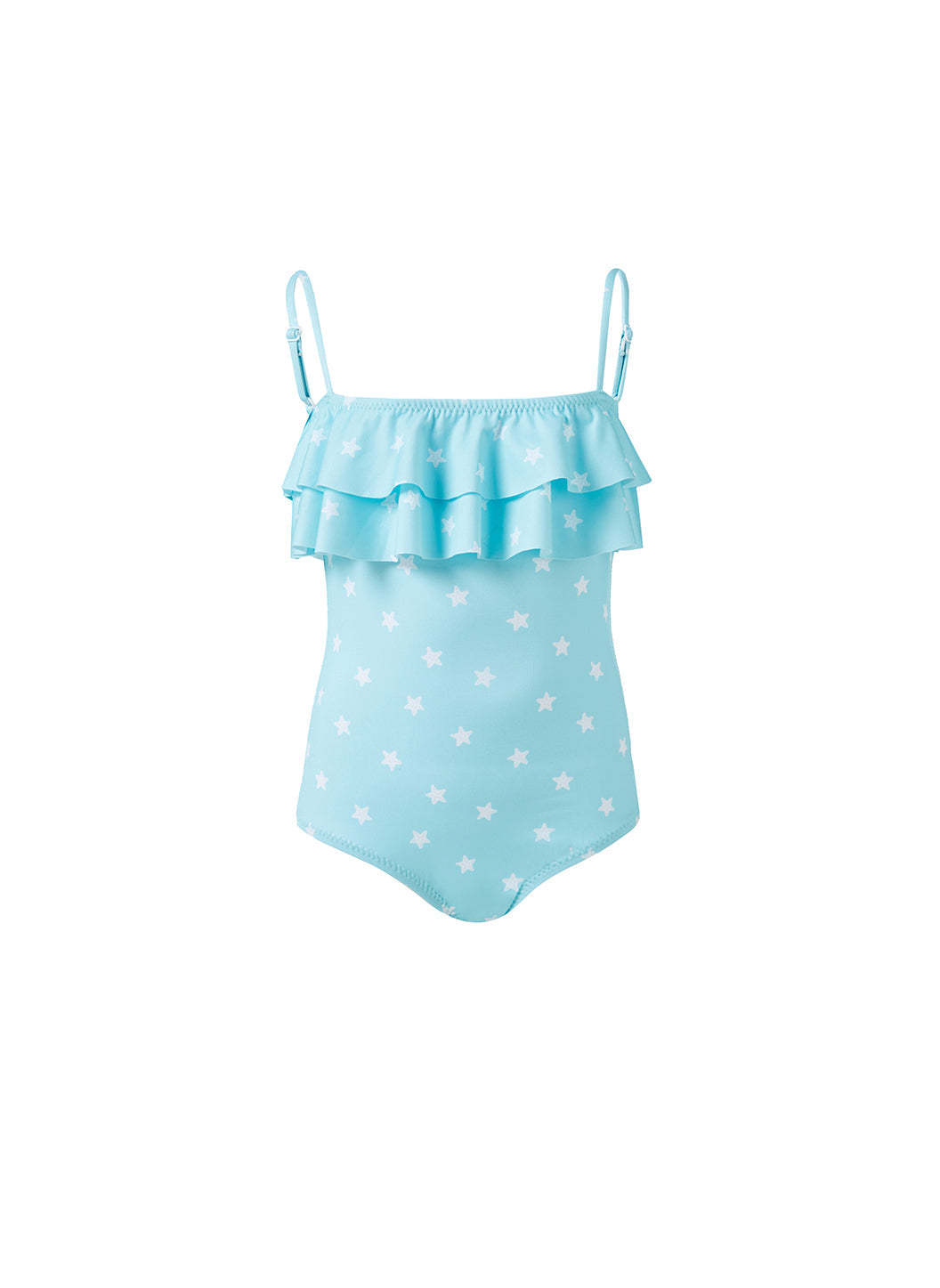 Girls Ivy Sky/White Starfish Swimsuit