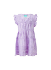 Girls Rebekah Lavender Dress