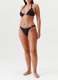Melissa Odabash Caracas Black Hipster Bikini Bottom - 2024 Collection