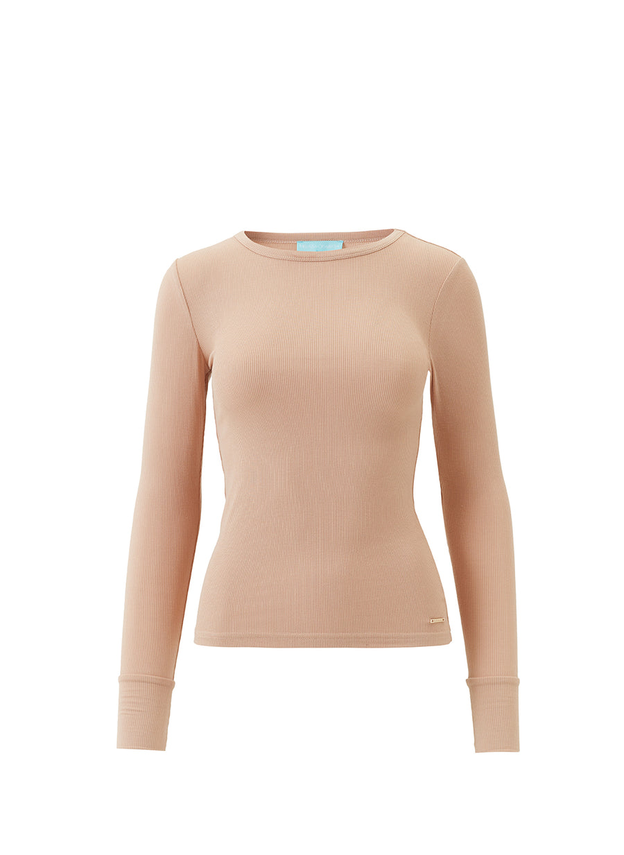 charlie tan long sleeve top