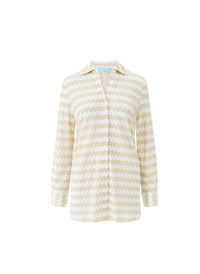 Daria White/Gold Shirt