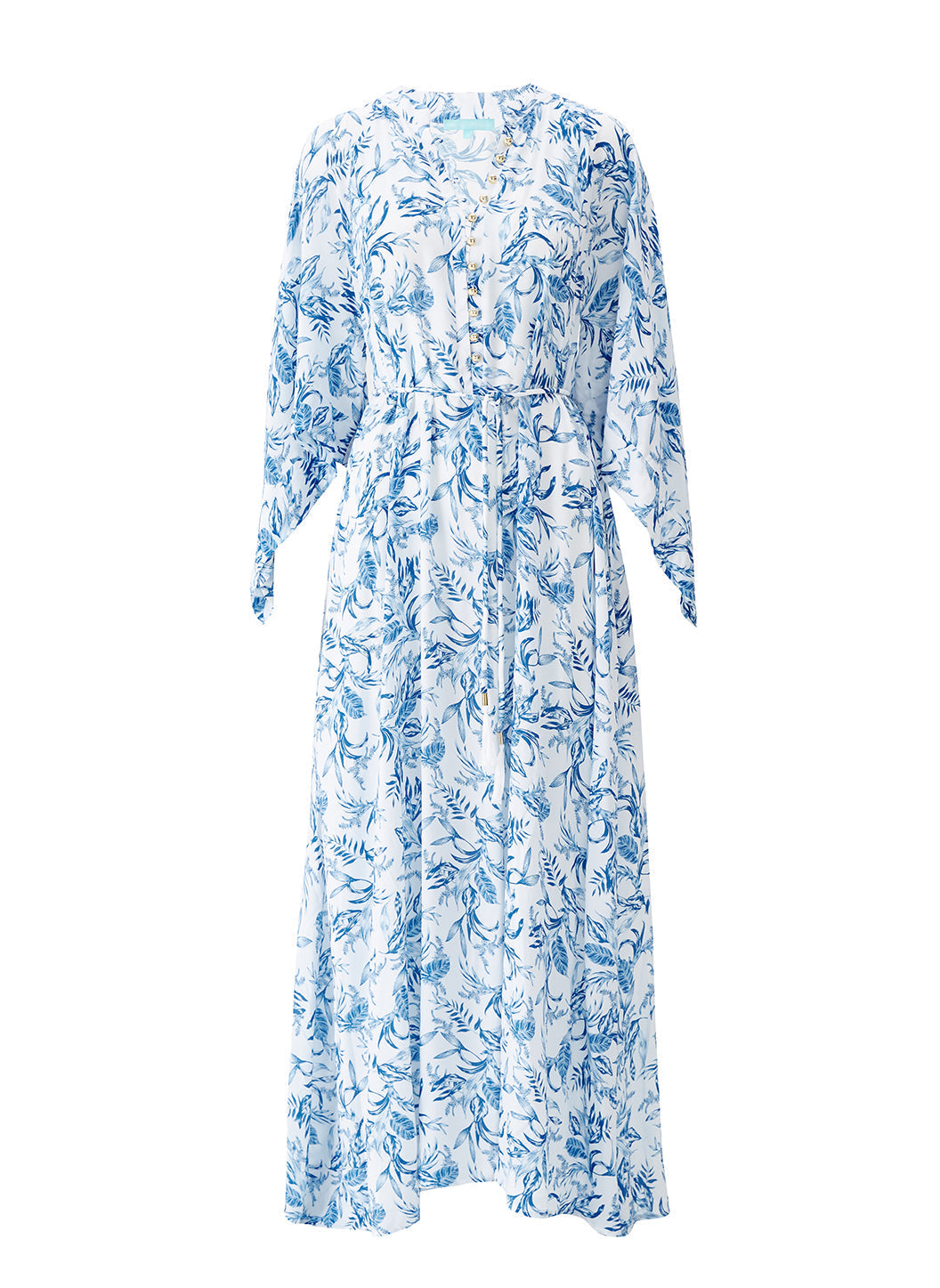 Edith Blue Leaf Dress | Official EU Site
