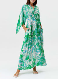 edith rainforest kaftan model 2024 F