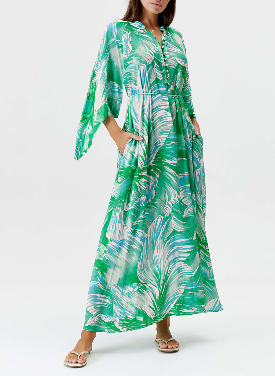 edith rainforest kaftan model 2024 F