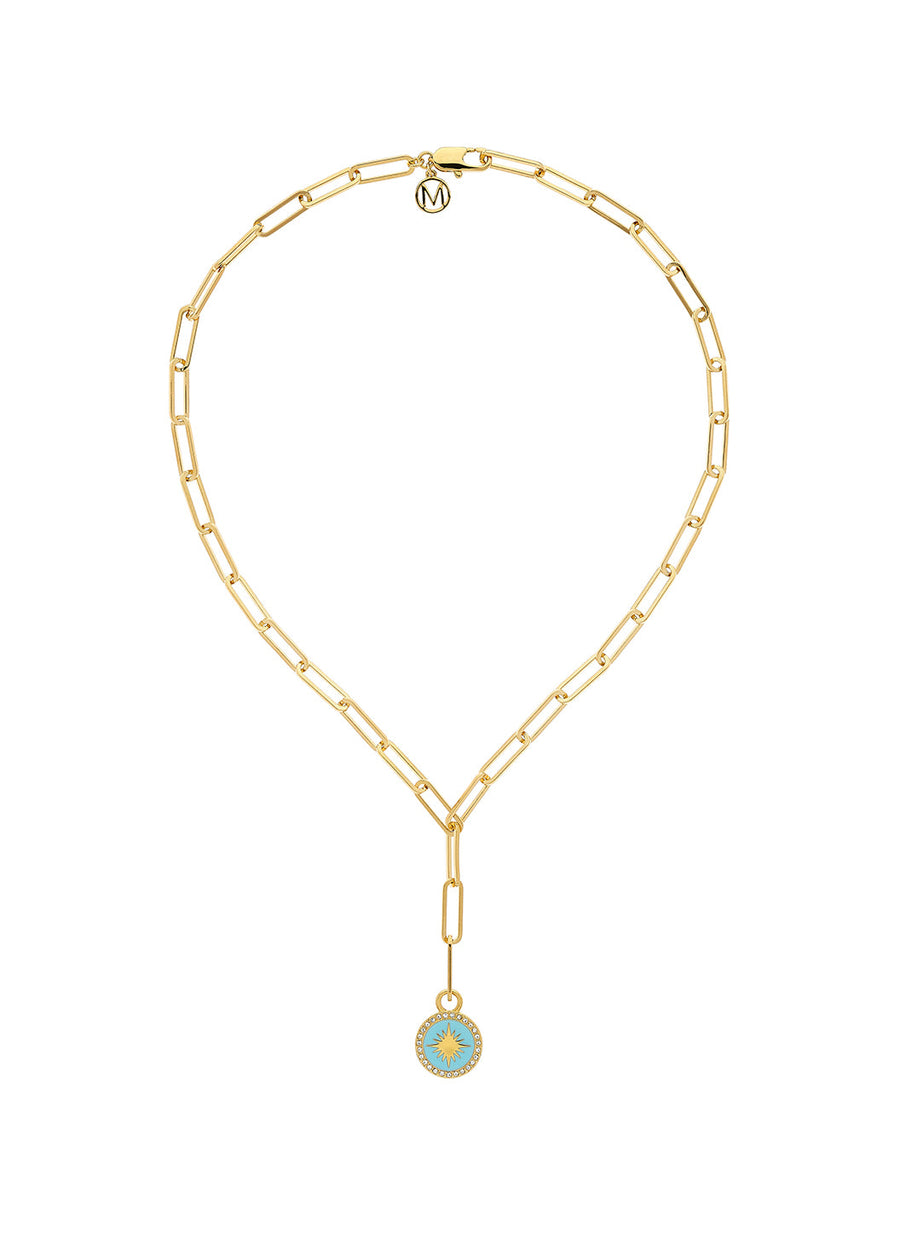 gold-turquoise-charm-necklace JPG