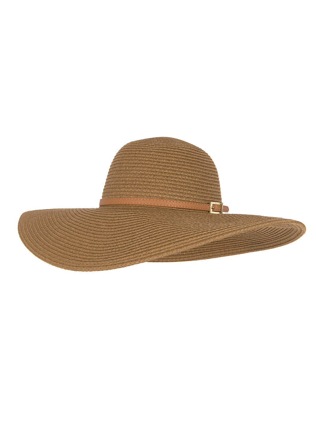 Melissa Odabash Jemima Dark Brown Wide Brimmed Hat - 2024 Collection