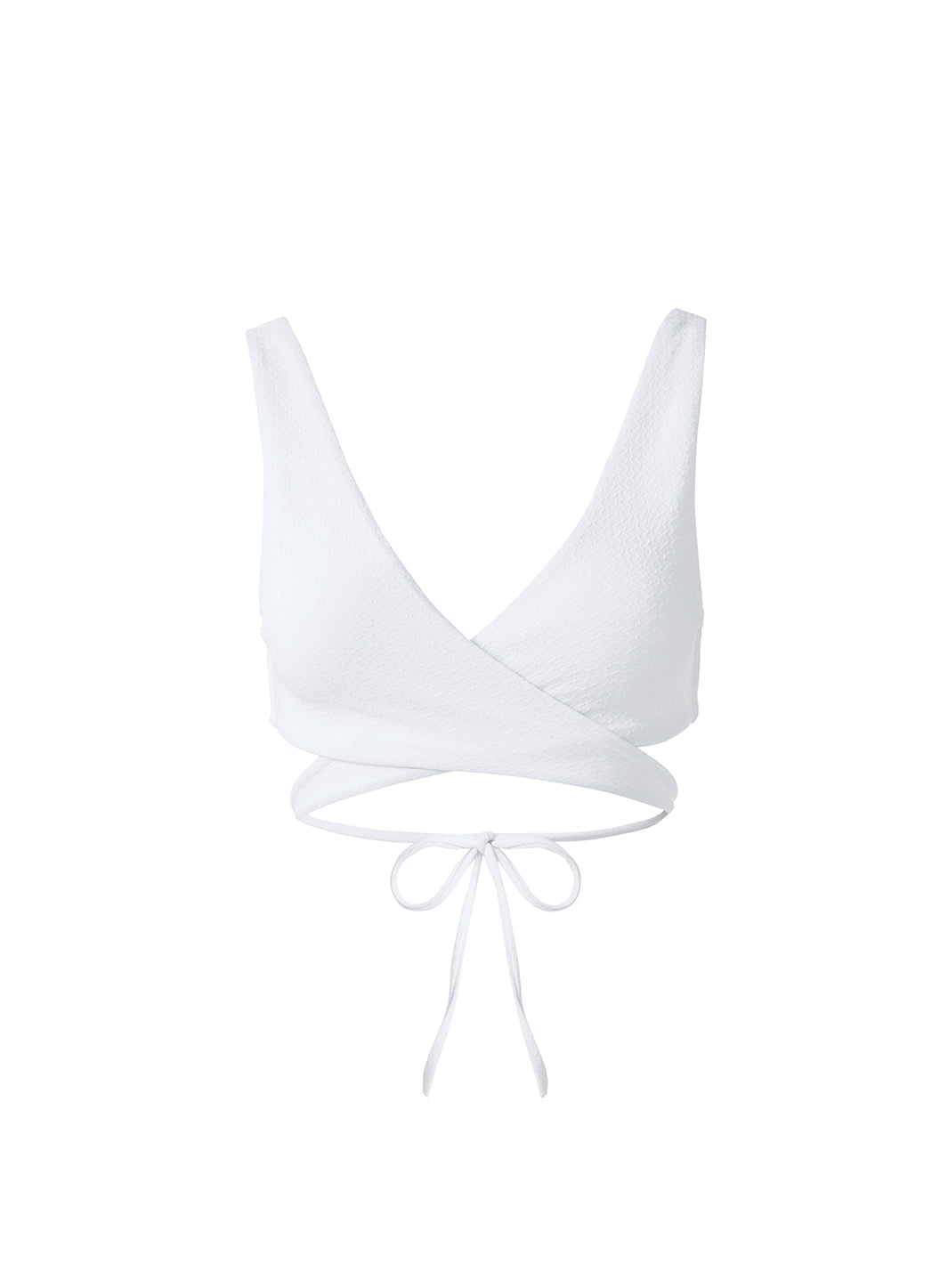 livorno white weave bikini  top cutouts 2024