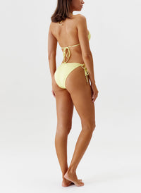 Melissa Odabash Miami Sunray Ribbed Bamboo Ring Trim Triangle Bikini Top - 2024 Collection