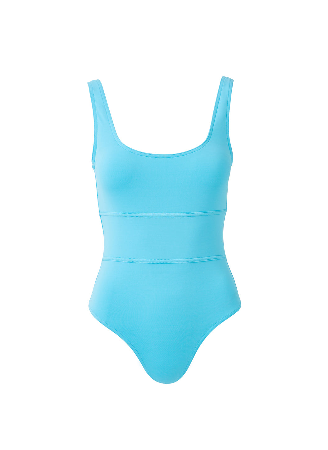 Melissa Odabash Perugia Turquoise Scoop Neck Over The Shoulder Swimsuit - 2024 Collection