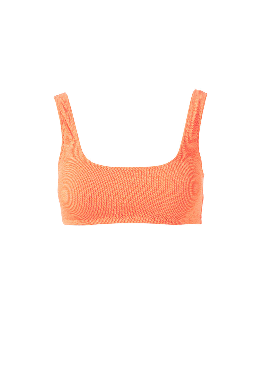 ponza orange ridges bikini top cutouts 2024