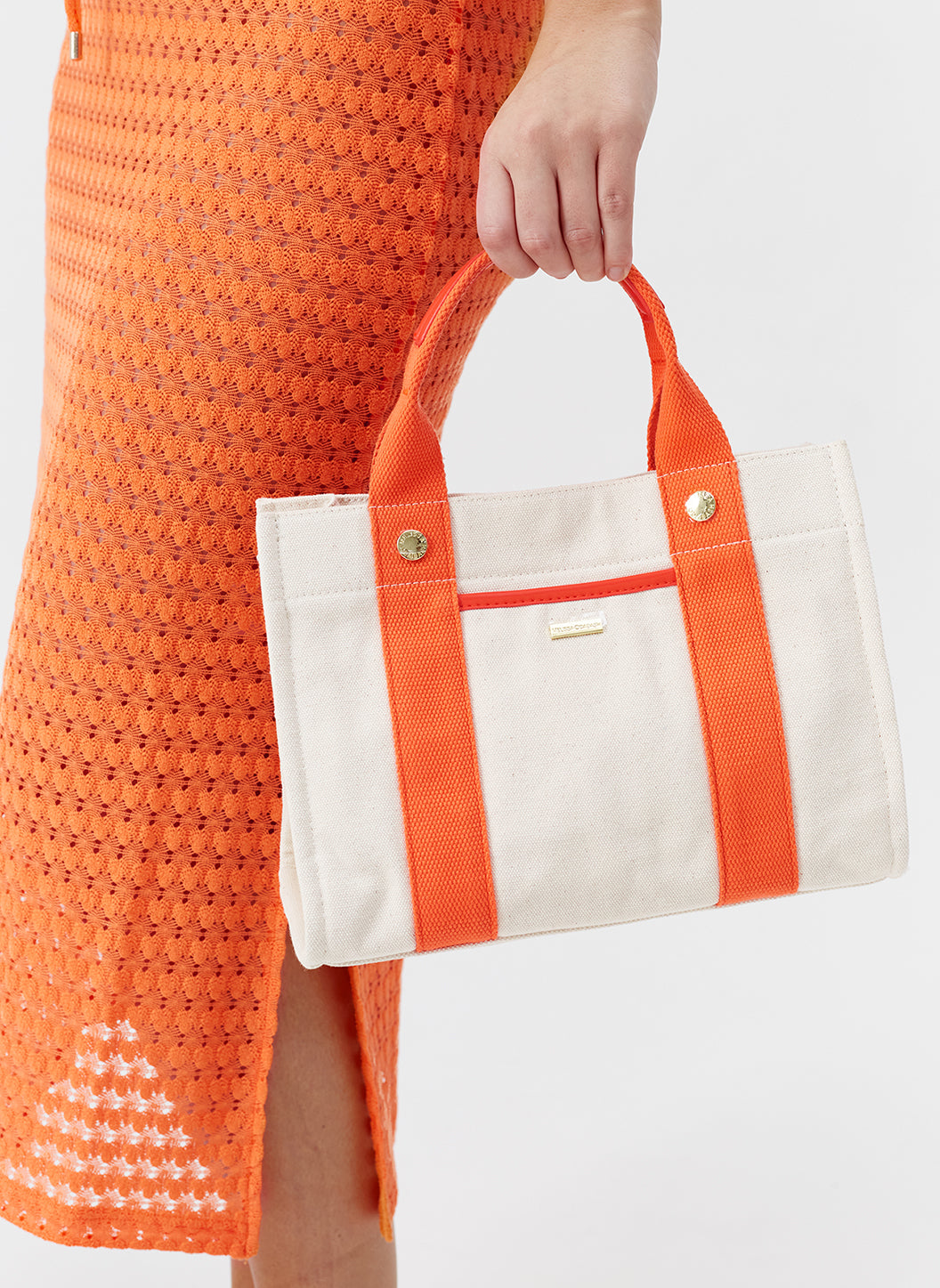 Rhodes Beige/Orange Tote