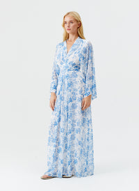 wisdom blue floral_F