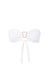 Barcelona White Bandeau Triangle Trim Bikini Top