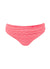 Brussels Coral Seamless Fold Over Bikini Bottom