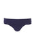 Brussels Navy Zigzag Seamless Fold Over Bikini Bottom