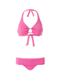 Brussels Flamingo Bikini Top